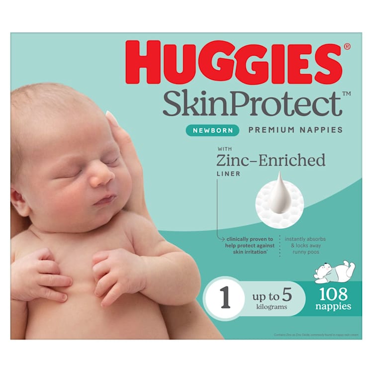 Huggies Nappies Newborn Jumbo
