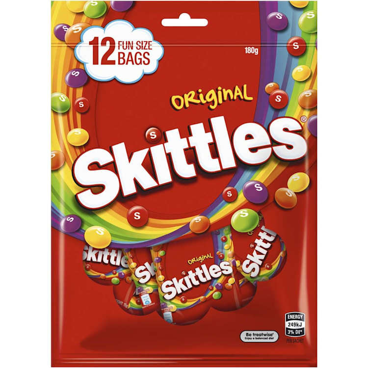 Skittles Fruits Lollies Party Share Bag