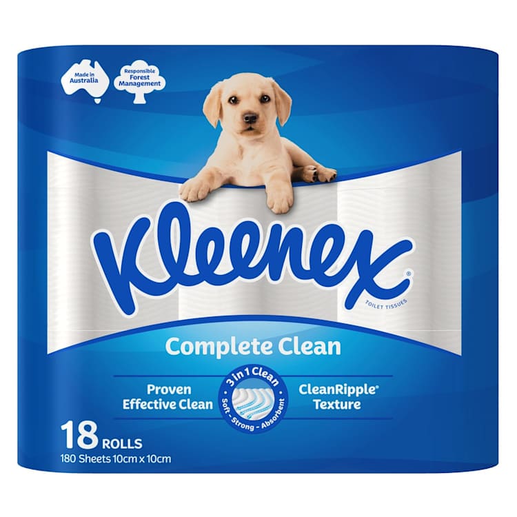 Kleenex Complete Clean Toilet Tissue