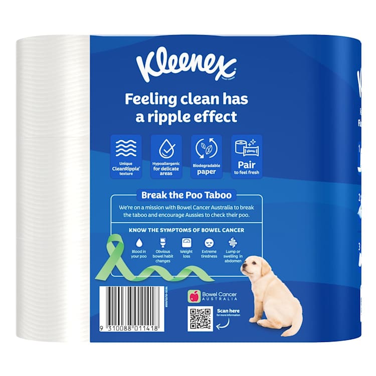 Kleenex Complete Clean Toilet Tissue