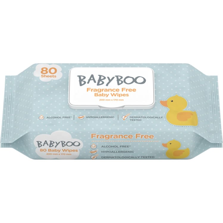 BabyBoo Unscented Baby Wipes