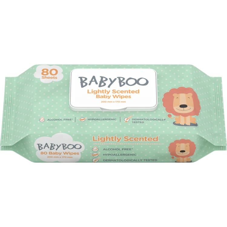 BabyBoo Baby Wipes Lightly Scented