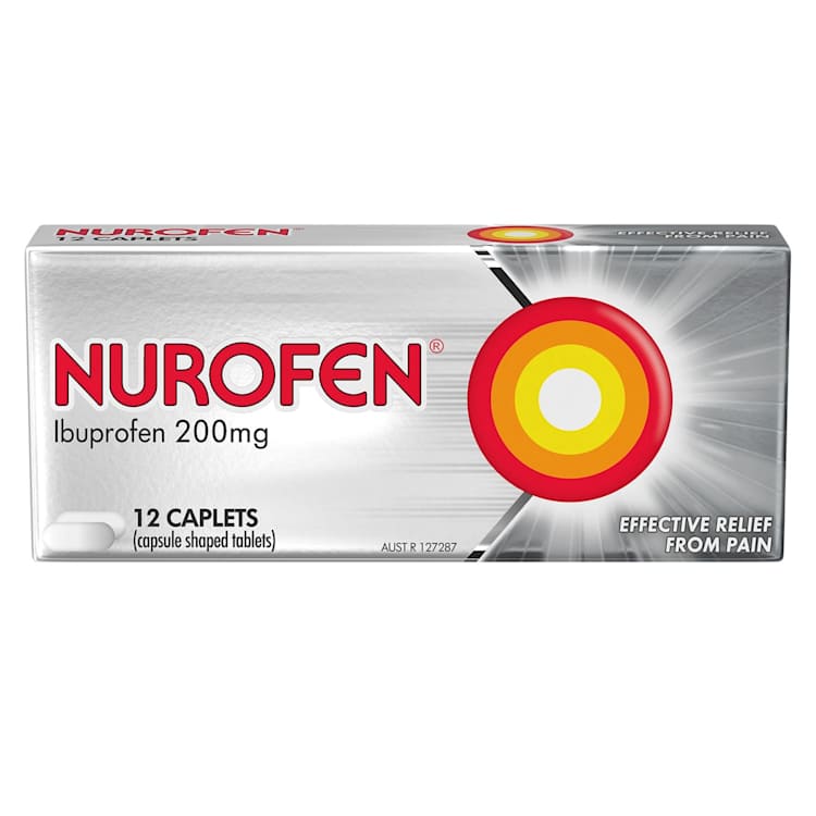 Nurofen Pain and Inflammation Relief Caplets 200mg Ibuprofen