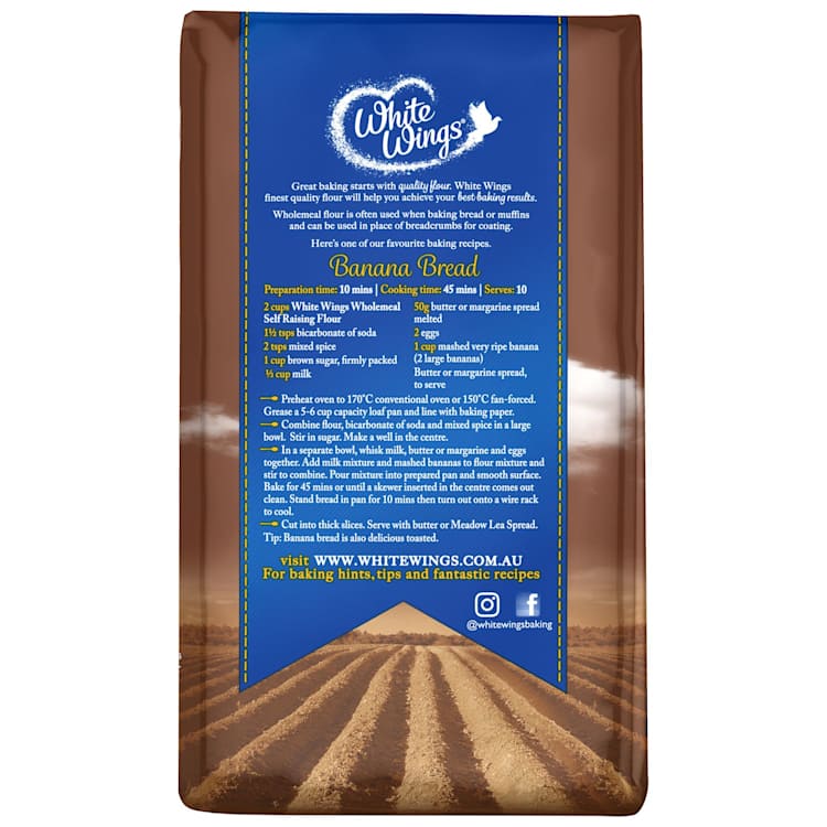 White Wings Self Raising Wholemeal Flour