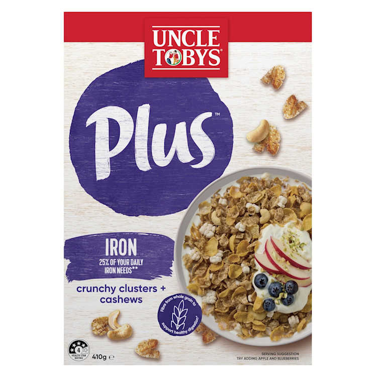 Uncle Tobys Plus Iron