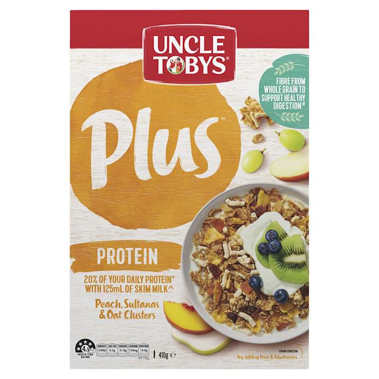 Uncle Tobys Plus Protein