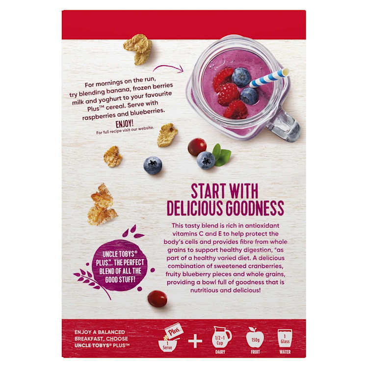Uncle Tobys Plus Antioxidants