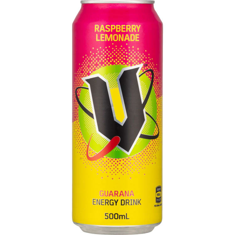 V Raspberry Lemonade Energy Drink