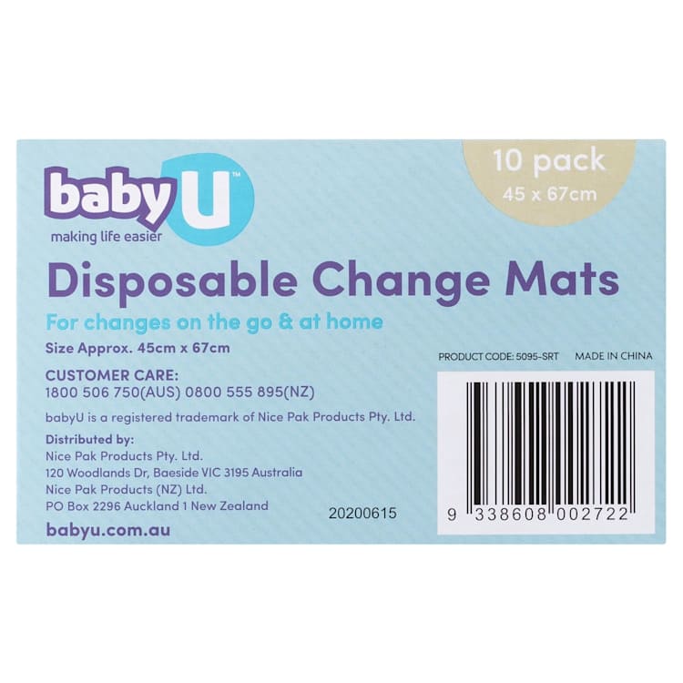 Baby U Disposable Change Mats