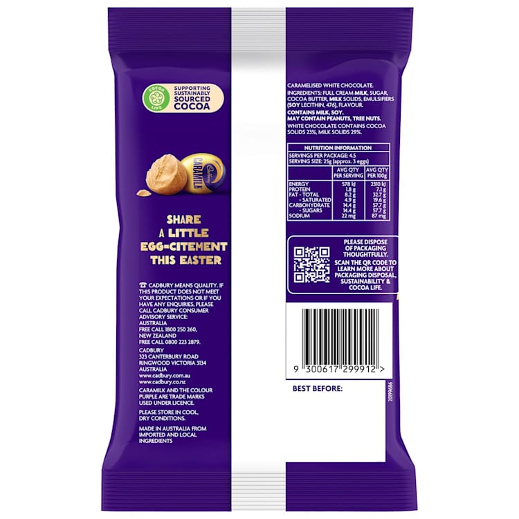 Cadbury Caramilk Egg Bag