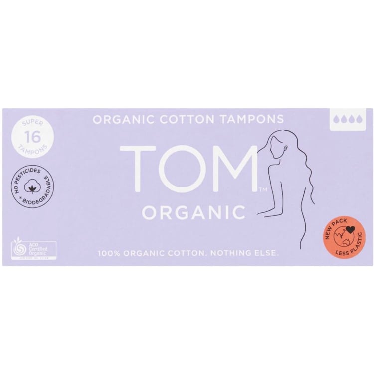 Tom Organic Super Tampons