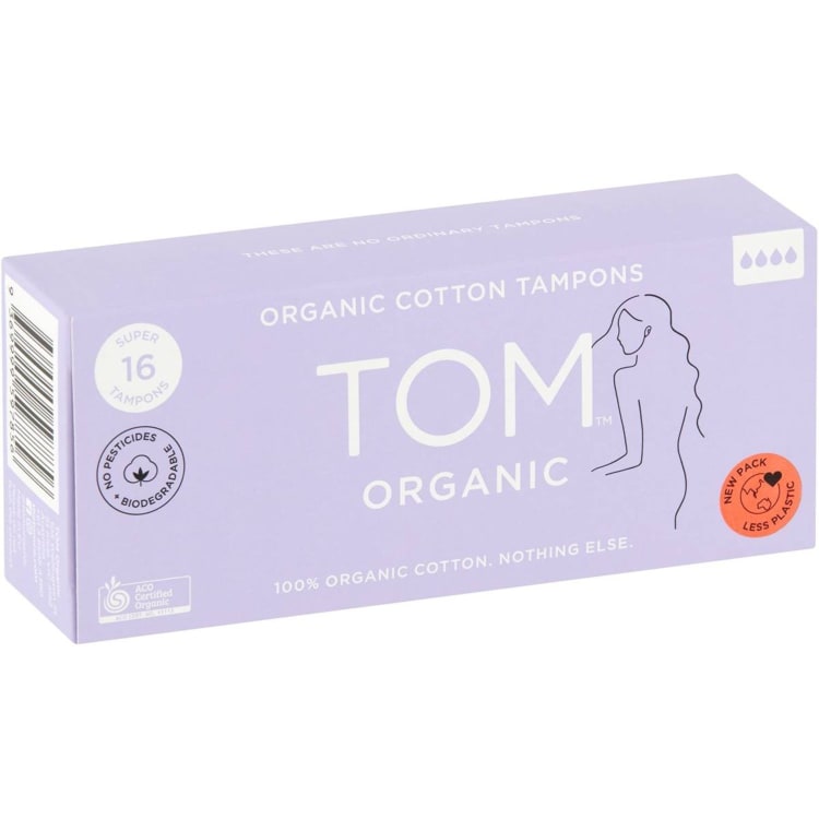 Tom Organic Super Tampons
