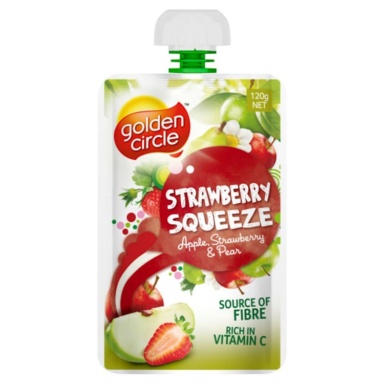 Golden Circle Strawberry Squeeze Apple, Strawberry & Pear Pouch