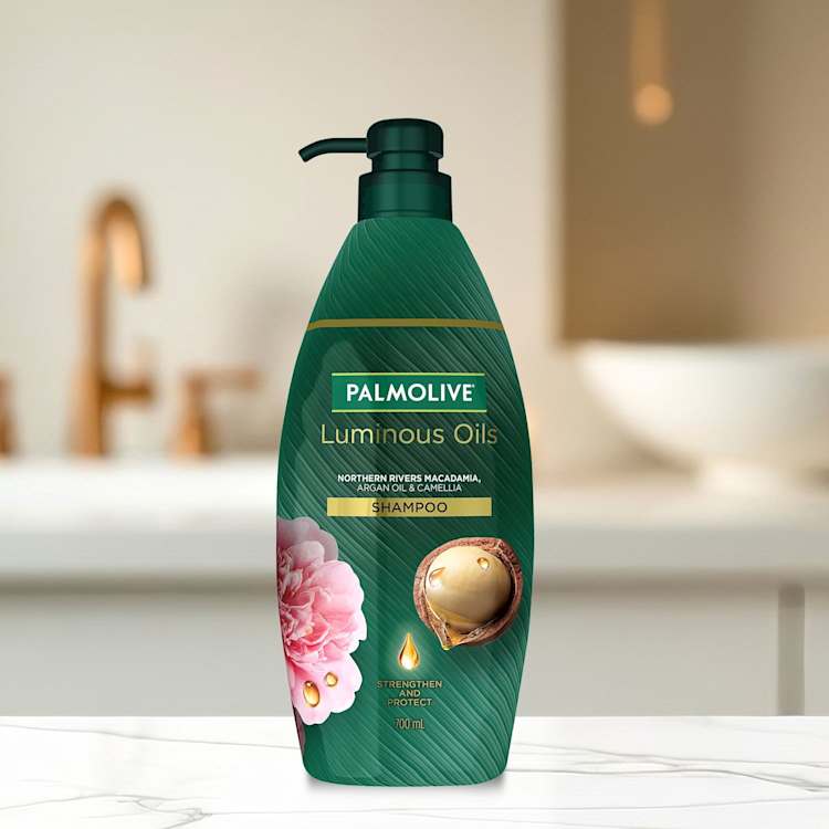Palmolive Luminous Oils Hair Shampoo Moroccan Argan Oil & Camellia Strengthen & Protect