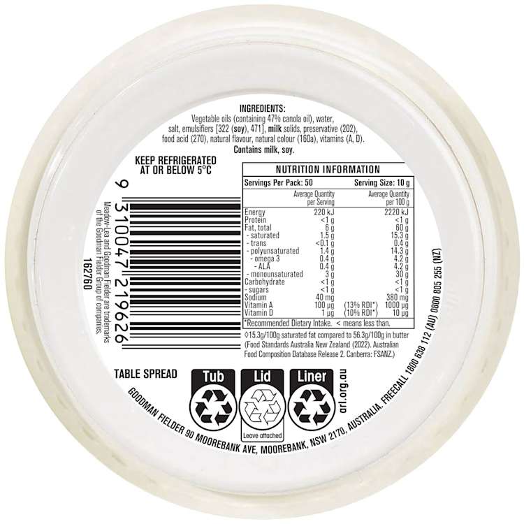 MeadowLea Buttery Margarine Spread