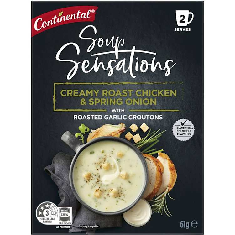 Continental Sensations Soup Creamy Roast Chicken & Spring Onion