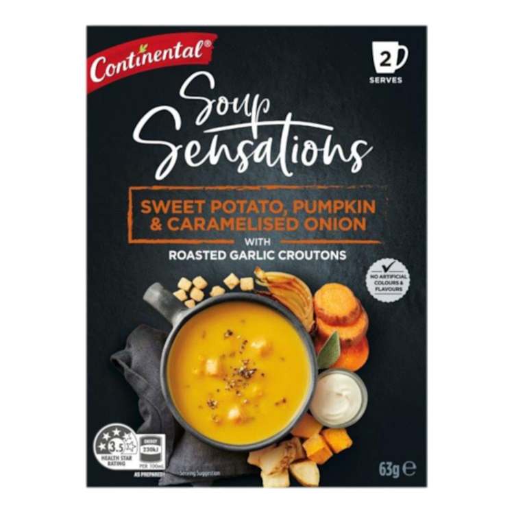 Continental Soup Sensations Sweet Potato Pumpkin & Onion Soup