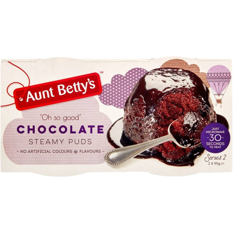 Aunt Betty's Chocolate Steamy Puds