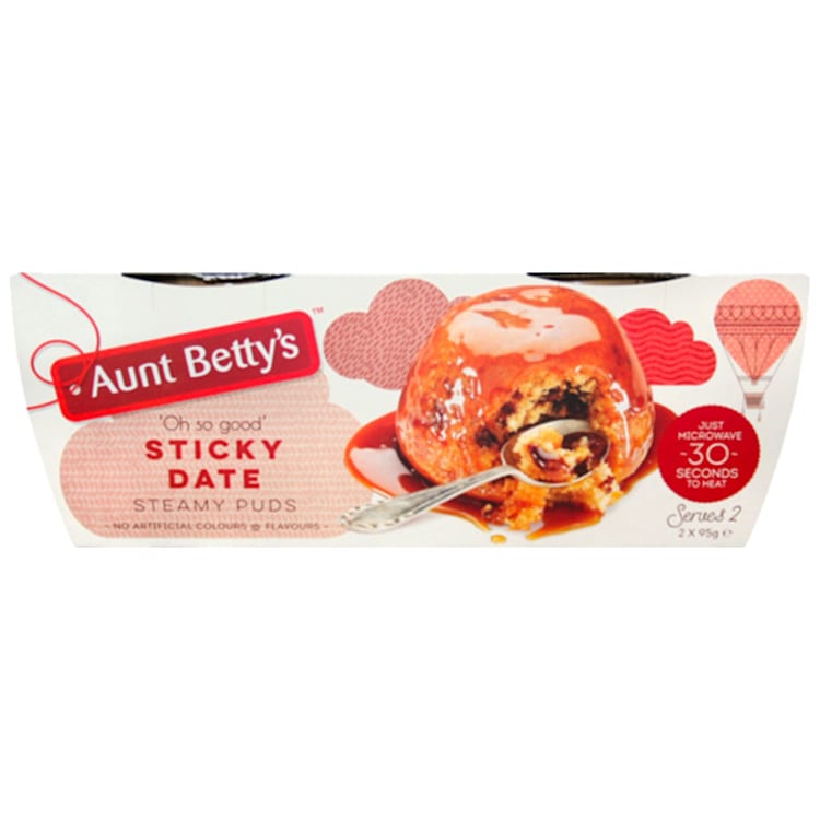 Aunt Betty's Sticky Date Steamy Puds