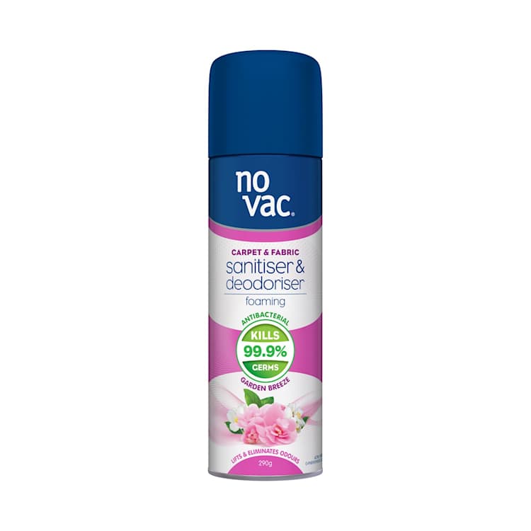 No Vac Foam Carpet Sanitiser & Deodoriser Garden Breeze