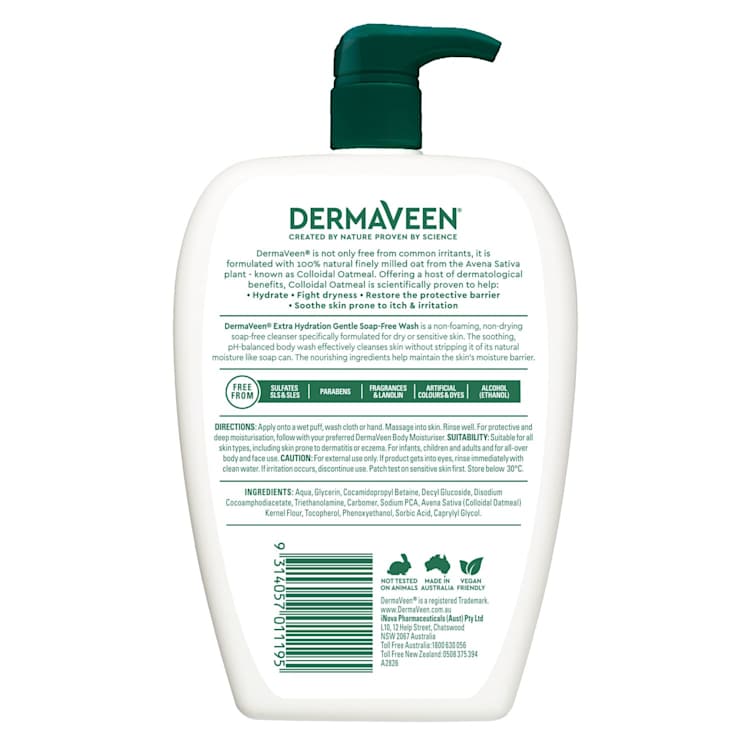 Dermaveen Soap-free Body Wash Oatmeal