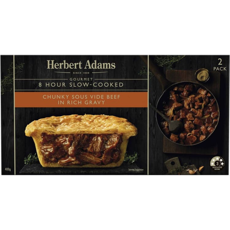 Herbert Adams Pies Chunky Slow Cooked Beef