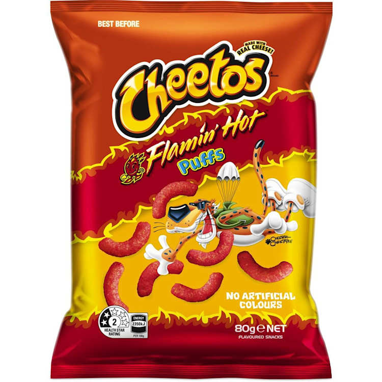 Cheetos Flamin Hot Puffs