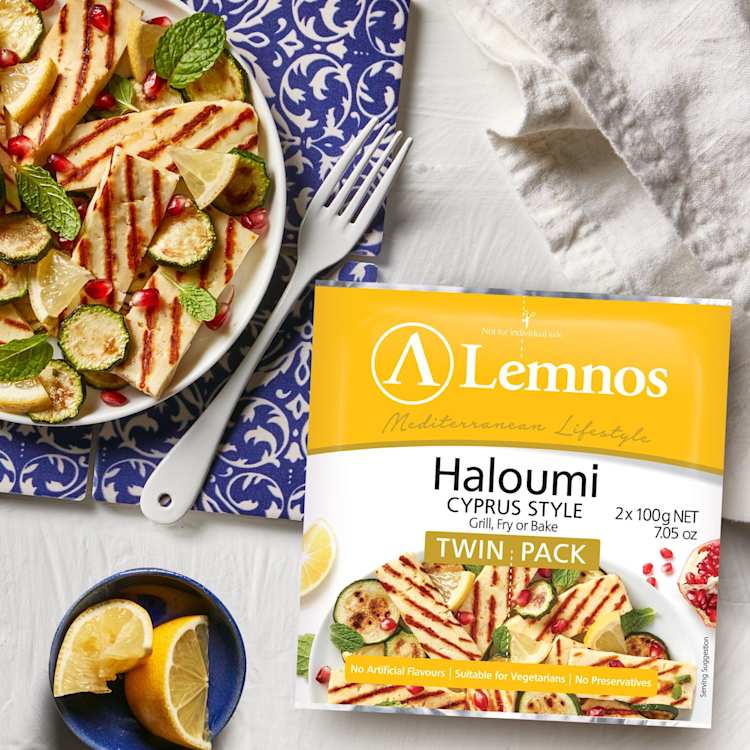 Lemnos Haloumi Cyprus Style Cheese Twin Pack