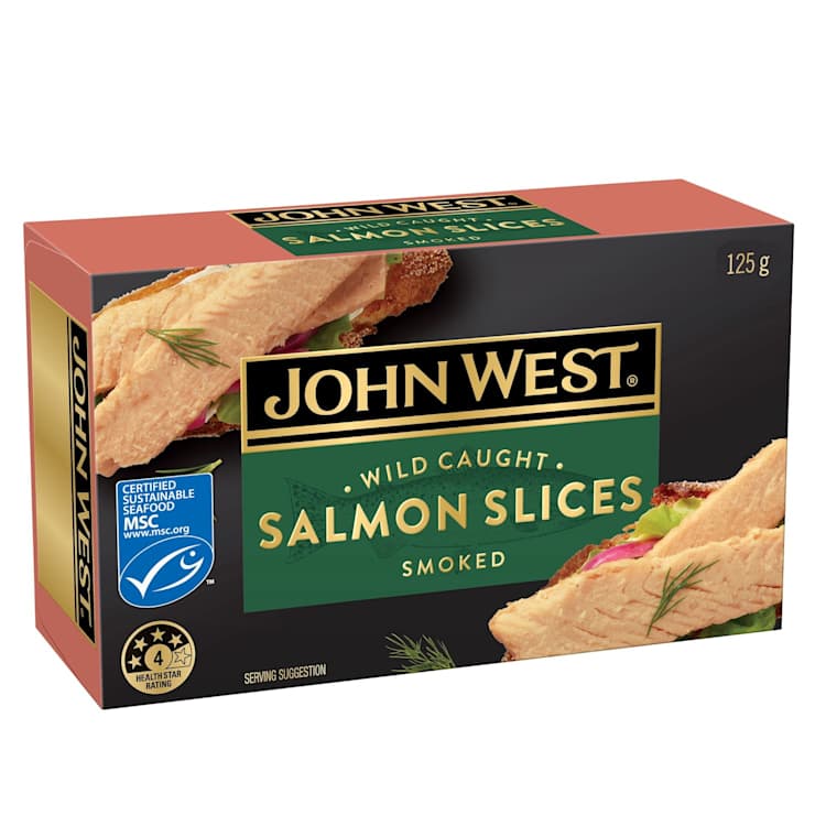 John West Salmon Slices Smoked
