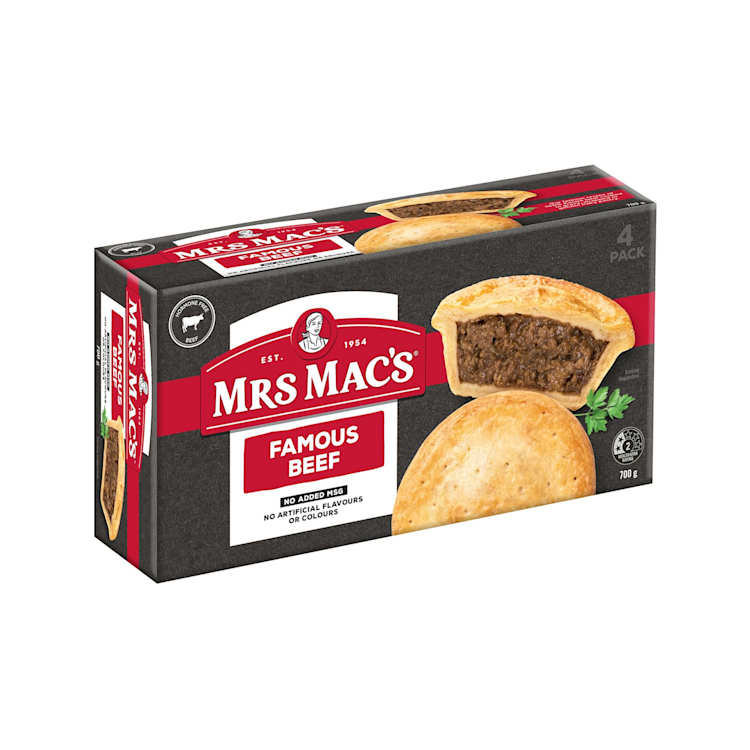Mrs Mac's Famous Beef Pies