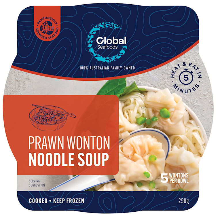 Global Seafoods Prawn Wonton Noodle Soup