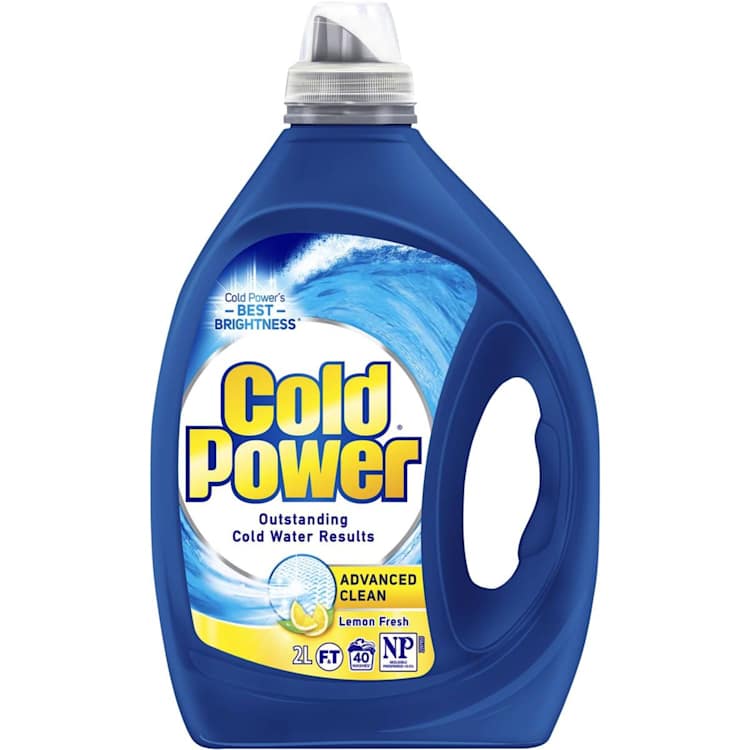 Cold Power Advanced Clean Lemon Liquid Laundry Detergent