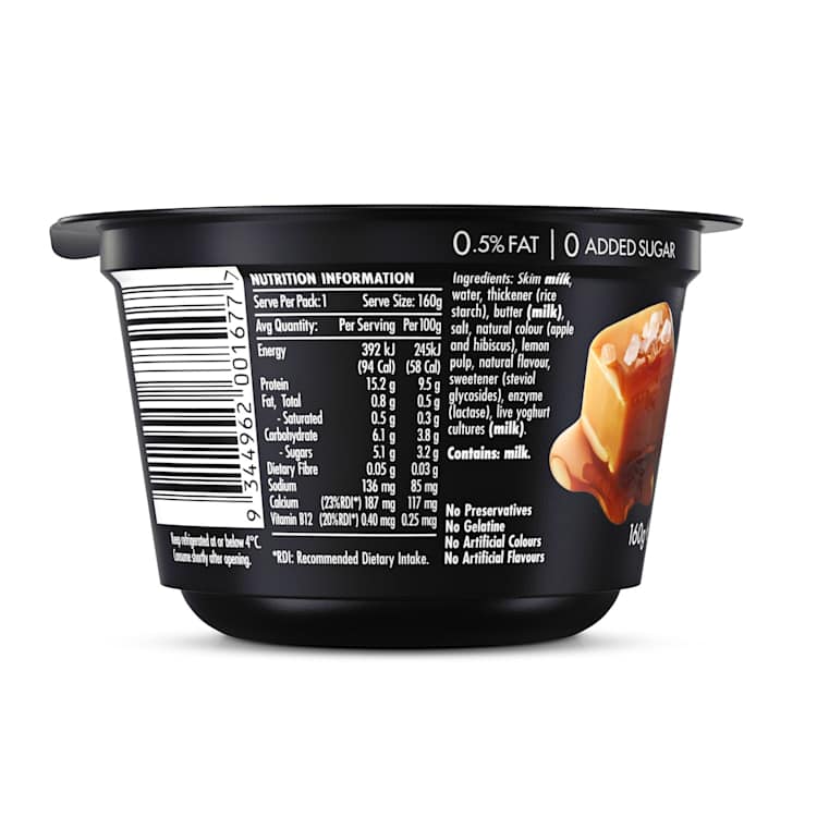 YoPRO Salted Caramel Flavoured Yoghurt