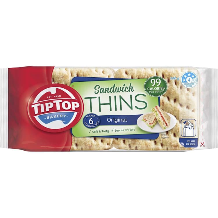 Tip Top Sandwich Original Thins