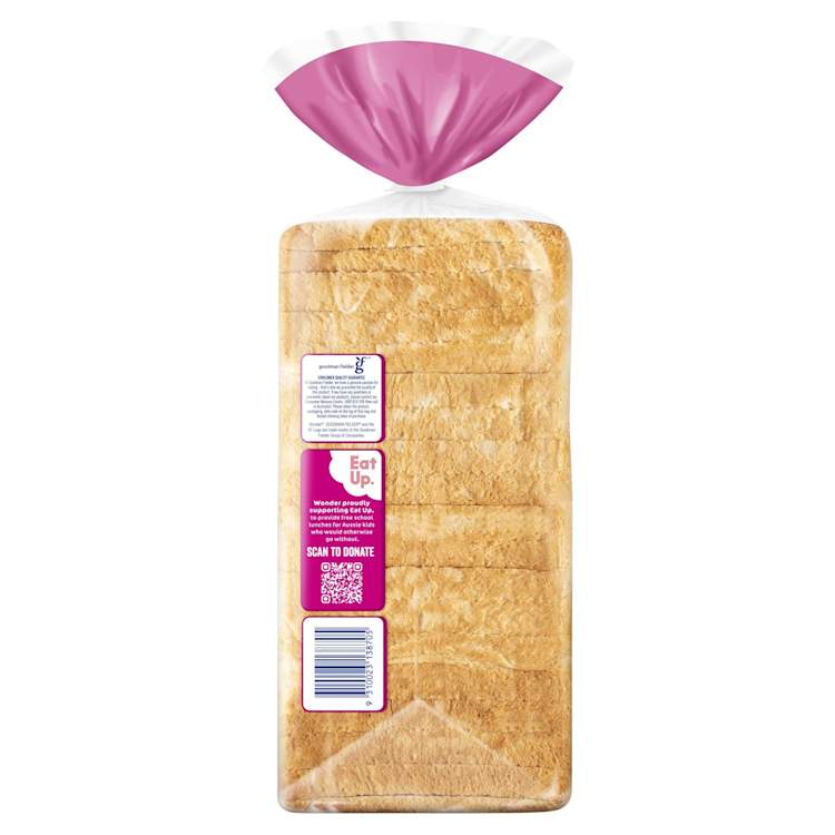 Wonder White Vitamins & Minerals Sandwich Loaf