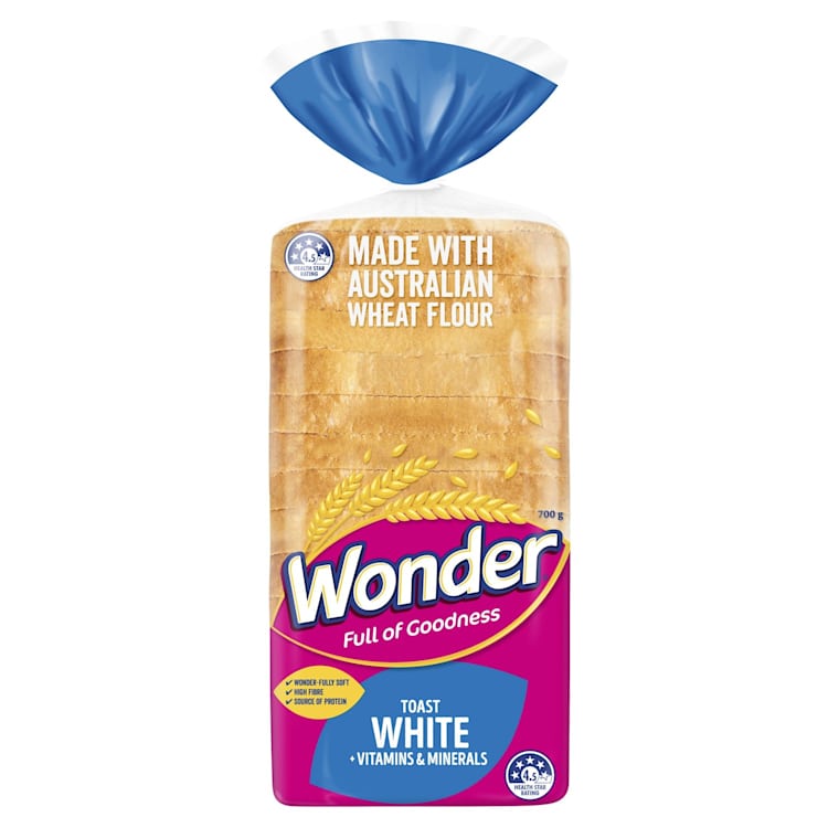 Wonder White + Vitamins & Minerals Toast