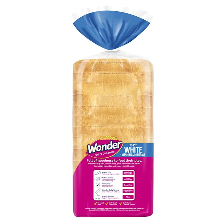 Wonder White + Vitamins & Minerals Toast