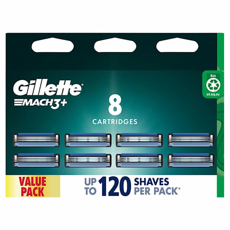 Gillette Mach 3 + Cartrage of 8 Blades