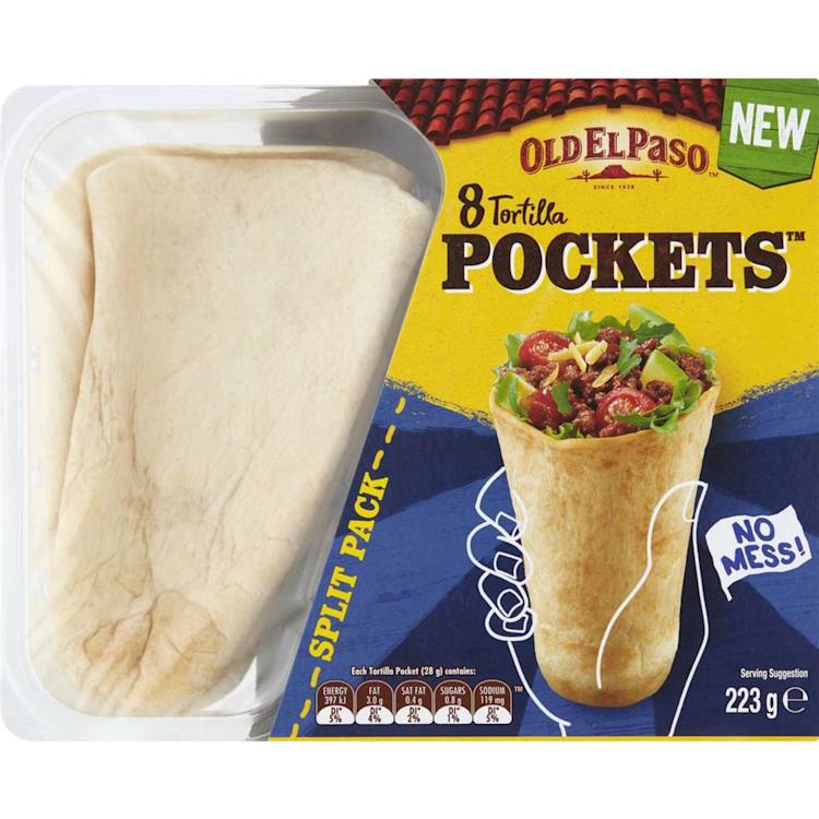 Old El Paso Tortilla Pockets