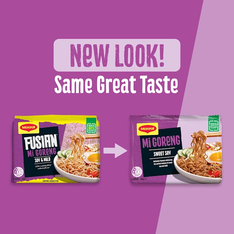 Maggi Fusian Noodles Soy Mild Spice