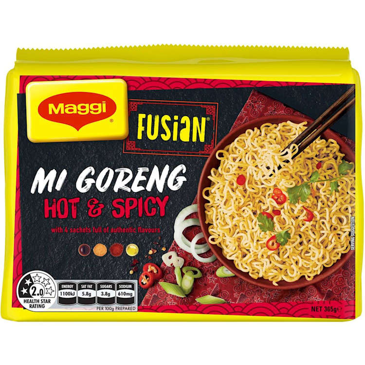 Maggi Fusian Noodles Hot Spicy