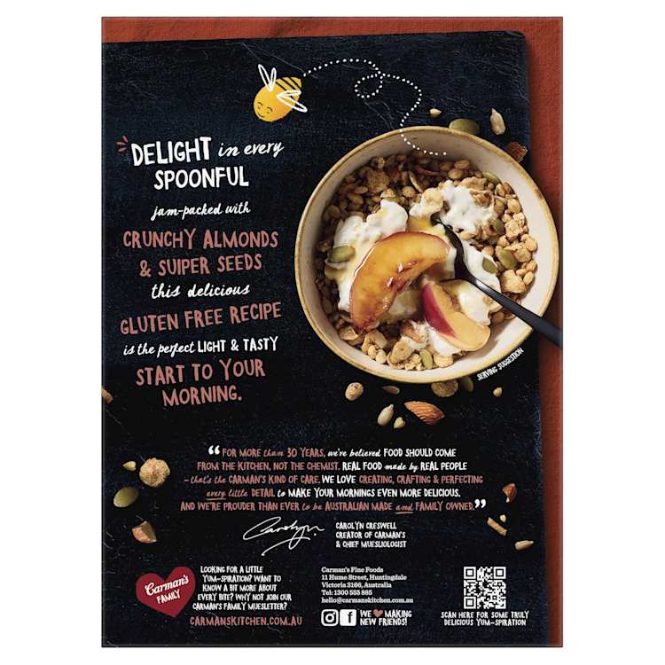 Carman's Almond & Maple Crispy Deluxe Muesli