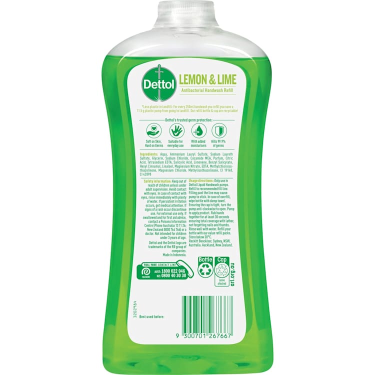 Dettol Antibacterial Liquid Hand Wash Refresh Refill