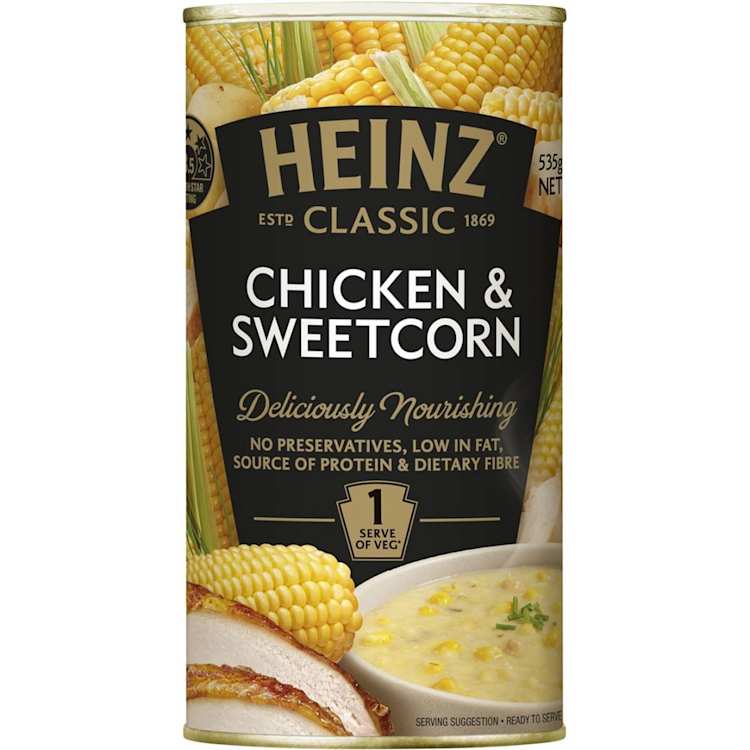 Heinz Classic Canned Soup Chicken & Sweetcorn