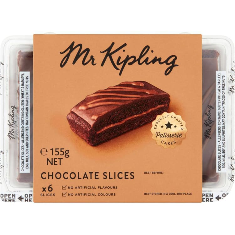 Mr Kipling Chocolate Slices
