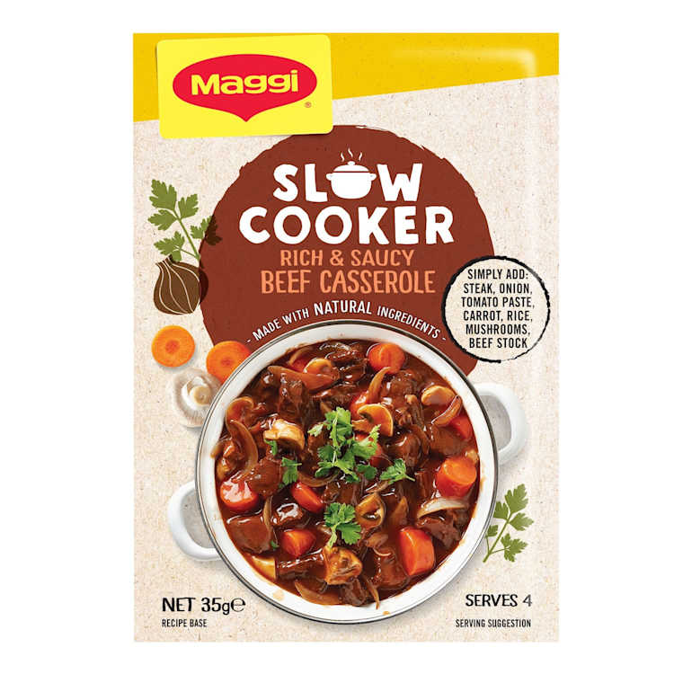 Maggi Slow Cooker Beef Casserole