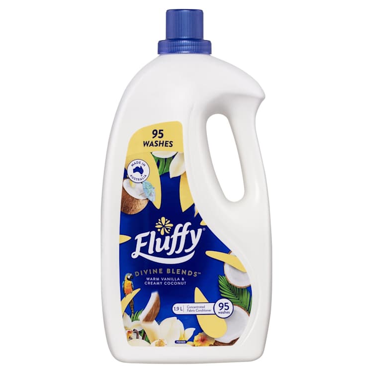 Fluffy Fabric Softener Divine Blends Vanilla & Coconut