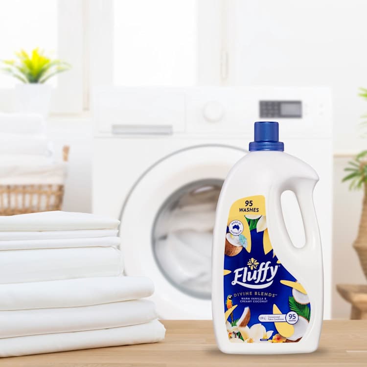 Fluffy Fabric Softener Divine Blends Vanilla & Coconut