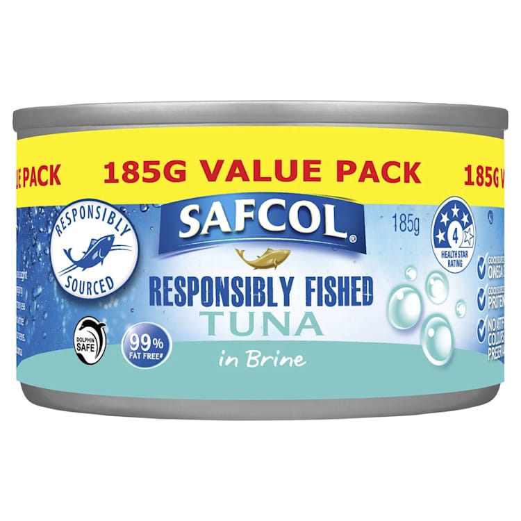 Safcol Responsibly Fished Tuna In Brine