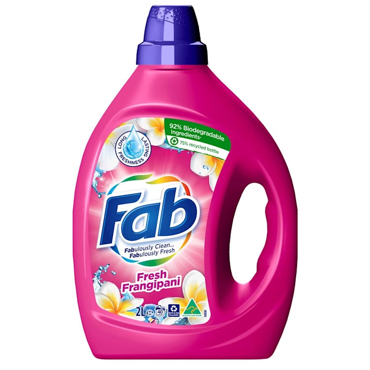 Fab Fresh Frangipani Liquid Laundry Washing Detergent